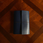 A5 Trifold Night Blue Dream Journal Top Grain