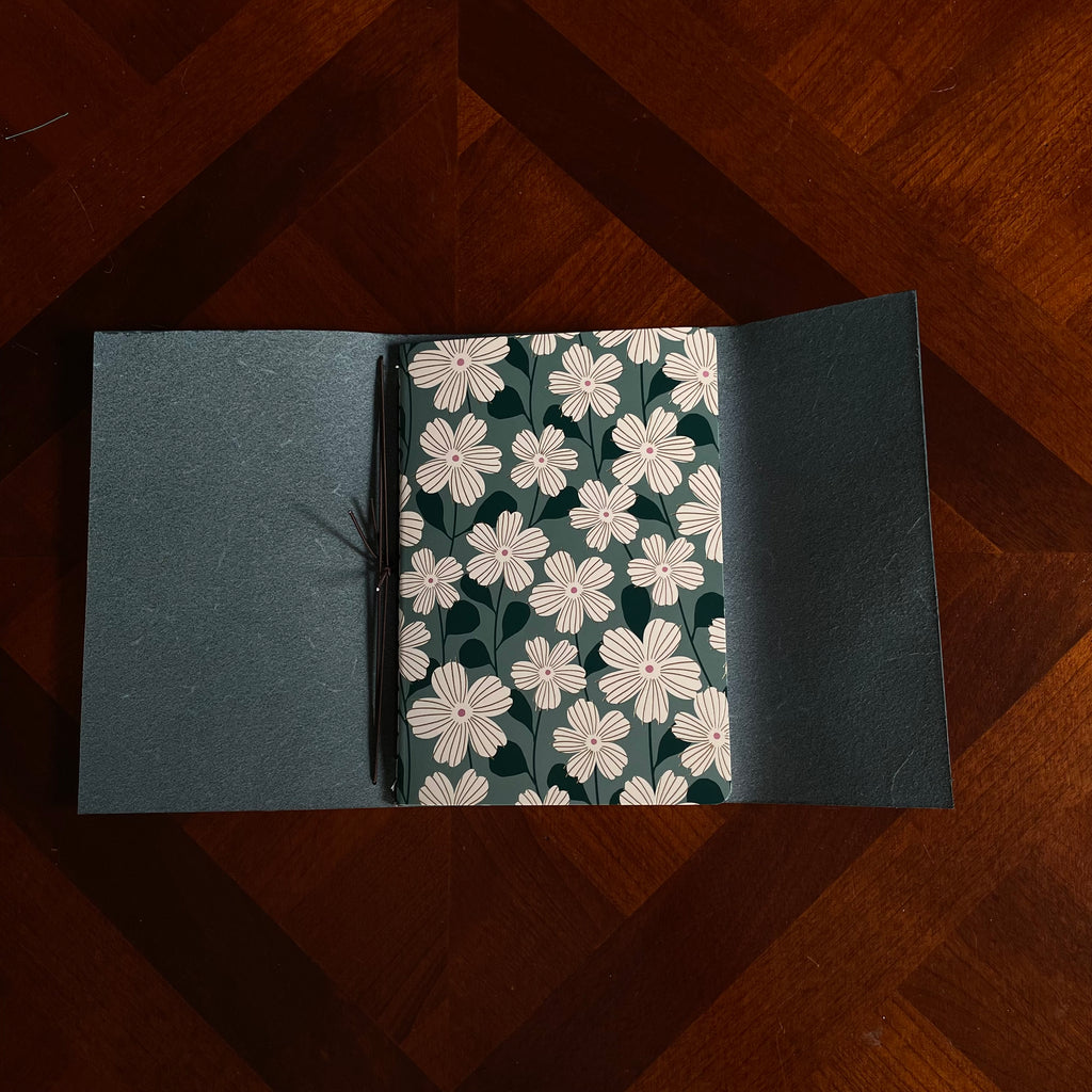 A5 Trifold Night Blue Dream Journal Top Grain (Copy)