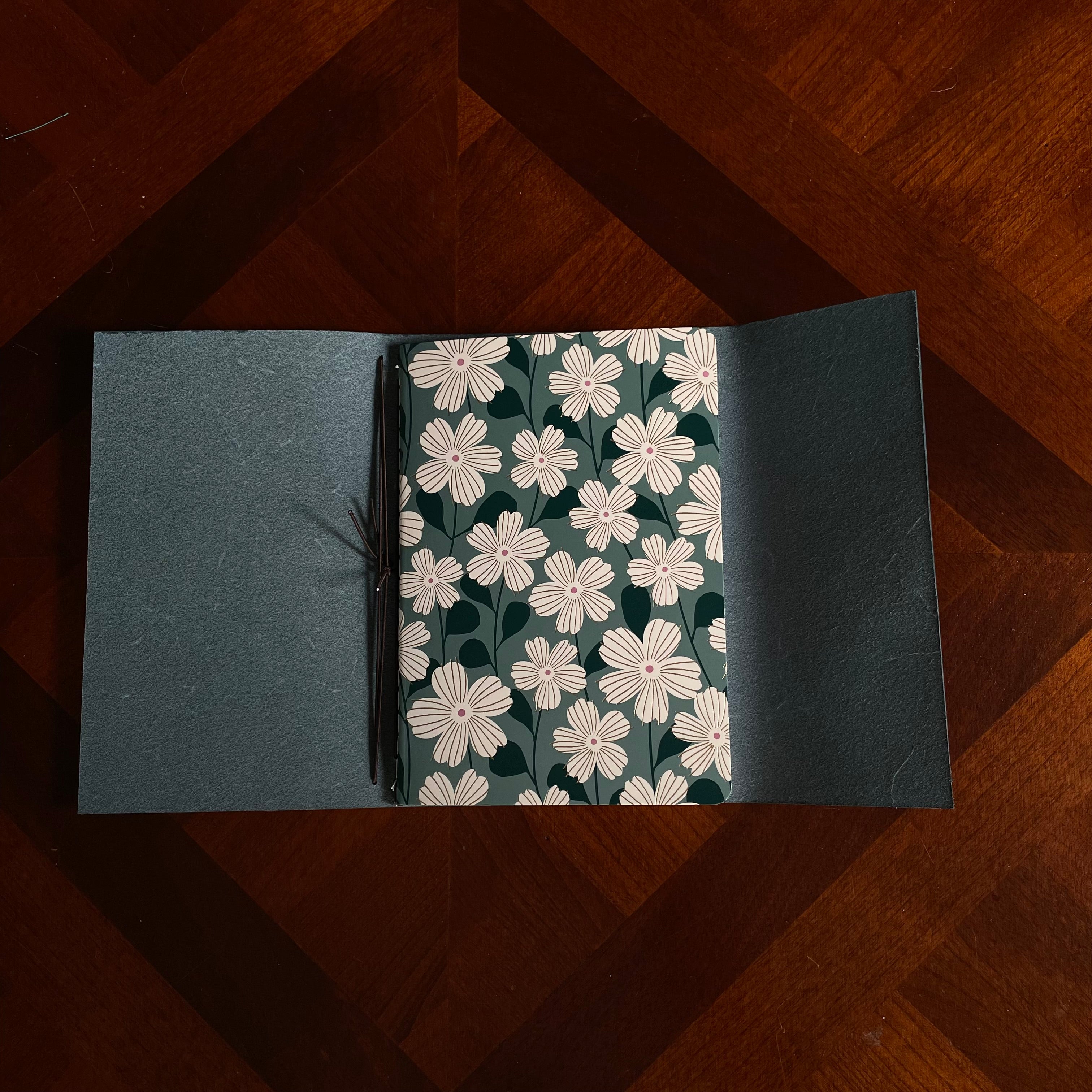 A5 Trifold Night Blue Dream Journal Top Grain (Copy)