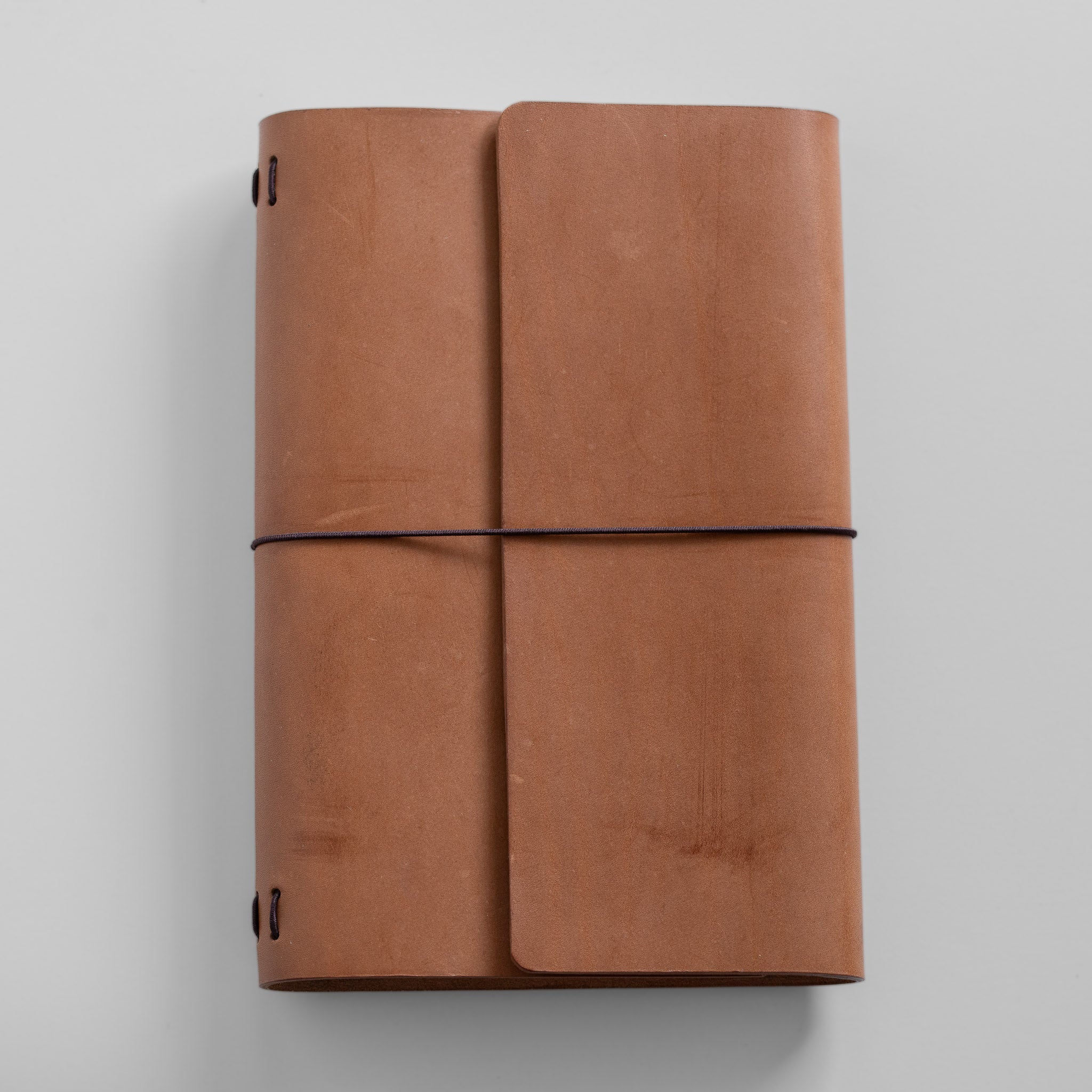 A5 Trifold Caramel Dream Journal Full Grain