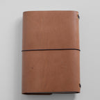 A5 Trifold Caramel Dream Journal Full Grain