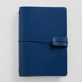A5 Bifold Night Blue Dream Journal Top Grain