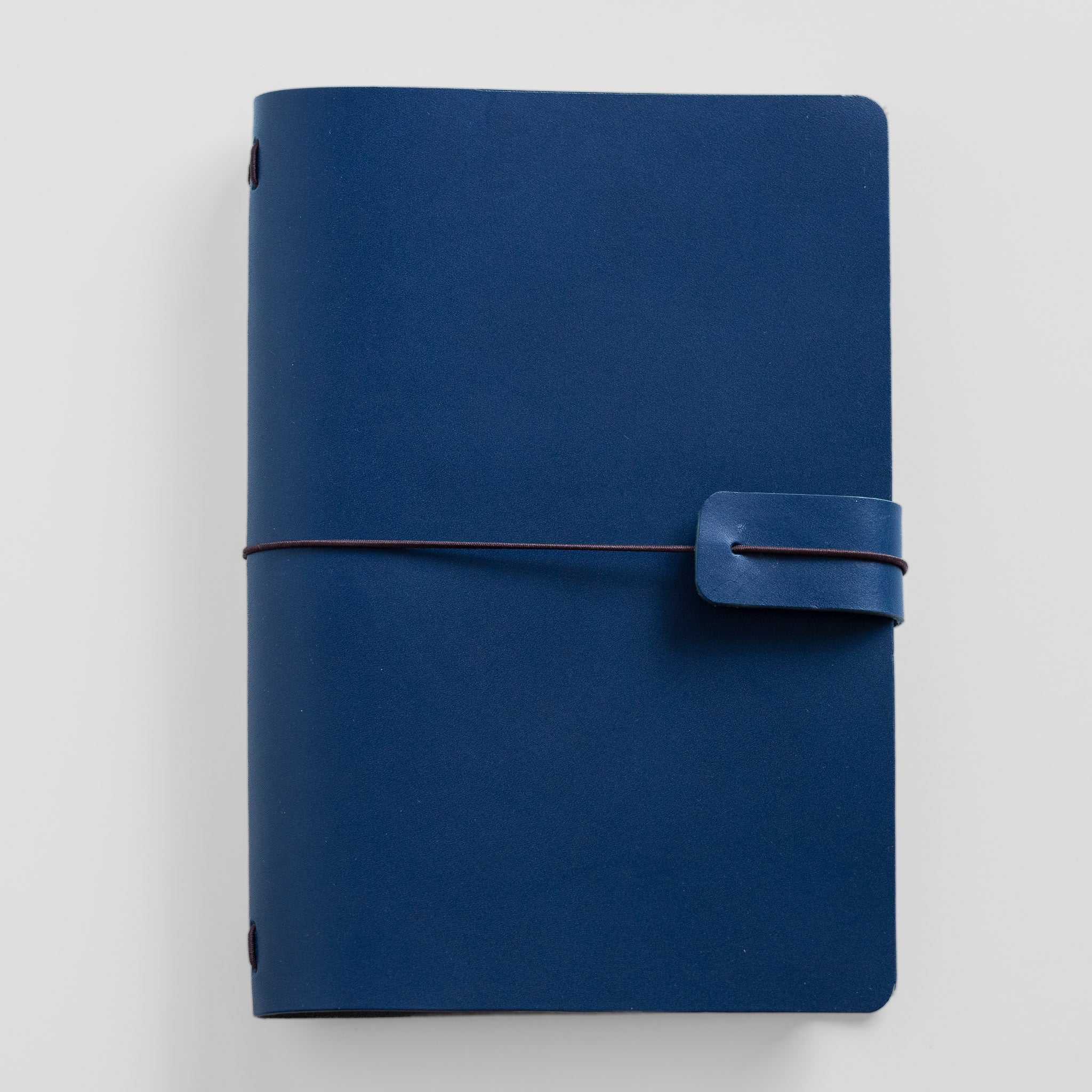 A5 Bifold Night Blue Dream Journal Top Grain