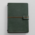 A5 Bifold Fern Green Dream Journal Top Grain